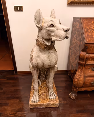 Coppia cani in ceramica