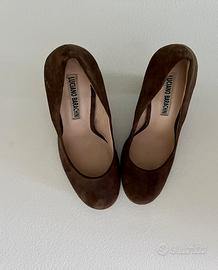 Décolleté Luciano Barachini in camoscino