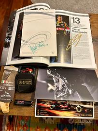 Autografi jackie stewart  maldondo gadget f1