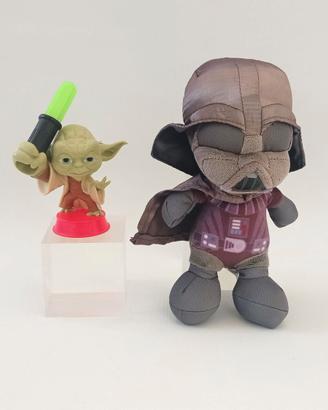 Lotto Star Wars: Peluche Darth Vader +Yoda