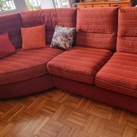 Divano letto angolare di poltrone sofà.