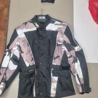 Giacca da moto in cordura taglia XL mimetica