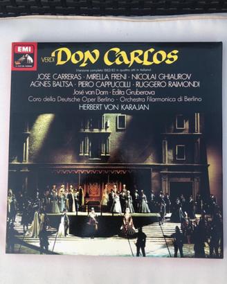 Cofanetto 4 vinili: Don Carlos G.Verdi