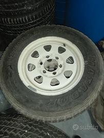 Gomme matador 205/80 + cerchi Nissan  R16 6fori