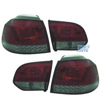 FANALI VOLKSWAGEN VW GOLF 6 08-12 LED ROSSO/CRONO 