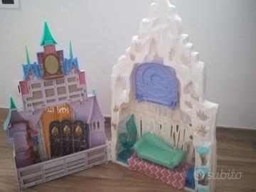 Castello Frozen Barbie con personaggi e scatola