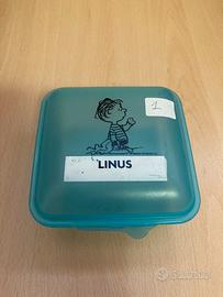 Scatola in plastica 12x12 linus snoopy peanuts