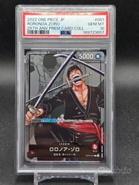 PSA 10 Roronoa Zoro OP01-001 25th Anniversary 