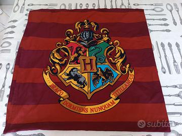 Fodera cuscino Harry Potter stemmi Hogwarts