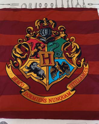 Fodera cuscino Harry Potter stemmi Hogwarts