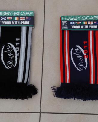 2 Sciarpe nuove mondiali di rugby 2011