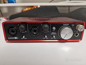 Focusrite scarlett 2i2 2th generazione