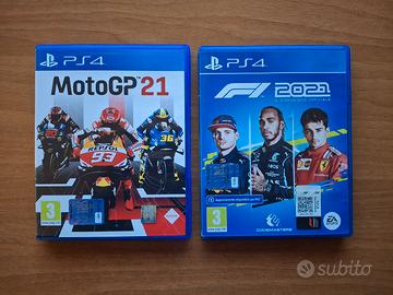 MotoGP 21 e F1 2021 per PS4 e PS5
