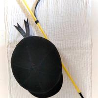 NUOVI Caschetto Cap + frustino equitazione