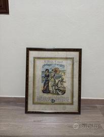 Quadro stampa di moda d'epoca - opera d'arte