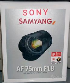 Samyang AF 75mm/ f 1.8