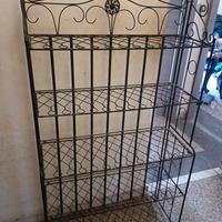 Etagere scaffale più ripiani richiudibile ferro.