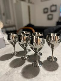 set 6 calici in acciaio Zepter