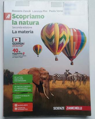 4x Scopriamo la natura. Zanichelli. Scuola media.