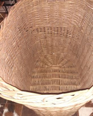 Cesta in vero legno anni 70