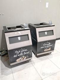 2 tavolini porta bilancia usati