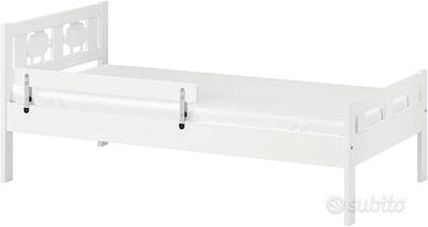 Letto bambino KRITTER 160 cm, materasso e sponda