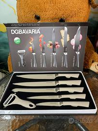 Set da 6 Coltelli inox DGBAVARIA tortora o beige