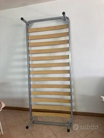 Reti a doghe in legno con struttura in metallo