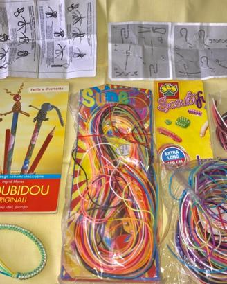 Scoubidou + Manuali di creazione + spille gratis