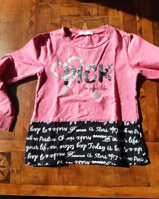 maglia a maniche lunghe bambina Lollitop 5 6 anni