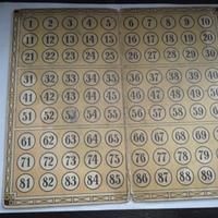 Gioco della Tombola anni 30 