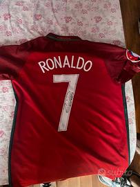 Maglia autografata di cr7