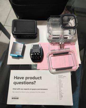 go pro Hero 9 black edition + scafandro