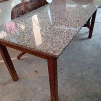 tavolo lungo base Marmo