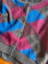 Cardigan in lana e pizzo tg.44 Seventy