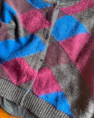 Cardigan in lana e pizzo tg.44 Seventy