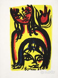 Gustavo Boldrini 1977 originale - Maternità giallo