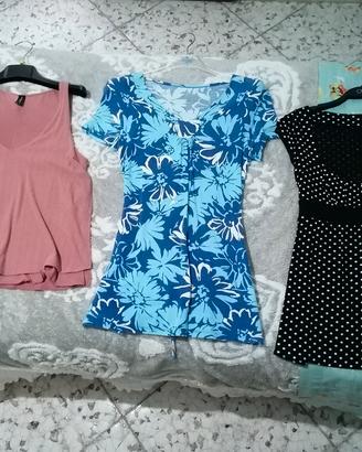 Lotto 9 capi d'abbigliamento donna 