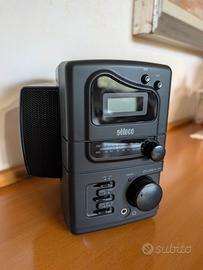 radiosveglia sèleco scr501 tower vintage anni 90
