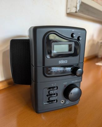 radiosveglia sèleco scr501 tower vintage anni 90