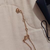 Catenina Swarovski con pietra fumé
