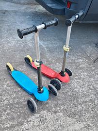 2 monopattini 3 ruote