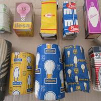 10 LAMPADINE VINTAGE PHILIPS LEUCI ILESA