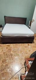 letto contenitore  + materasso ortopedico 