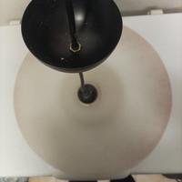 Lampadario rotondo rosa da cucina