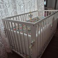 Lettino Ikea Gulliver con set paracolpi completo