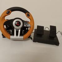 Volante PC con pedaliera e cambio