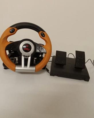 Volante PC con pedaliera e cambio