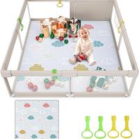 Box per Bambini con tappeto gattonamento 150x150cm