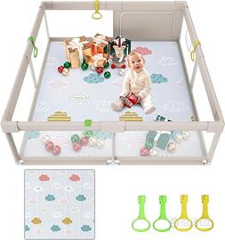 Box per Bambini con tappeto gattonamento 150x150cm
